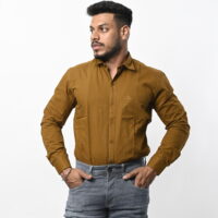 Men Full Sleeve Plain Shirt - Image 2