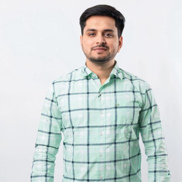 Full Sleeve Light Green Check’s Shirt