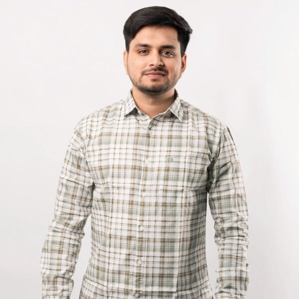 Men Full Sleeve Check’s Shirt
