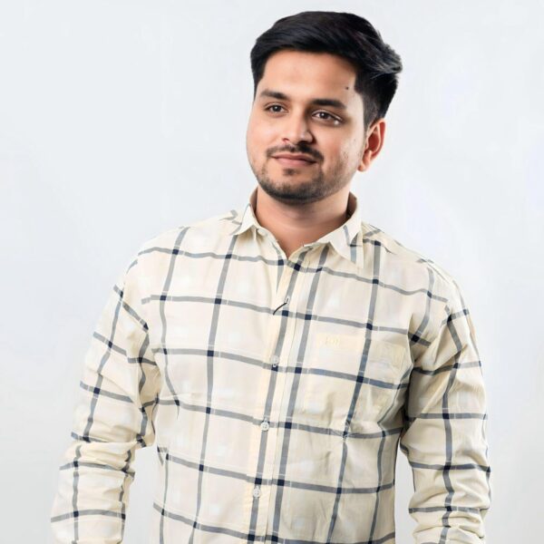 Full Sleeve Light Yellow Check’s Shirt