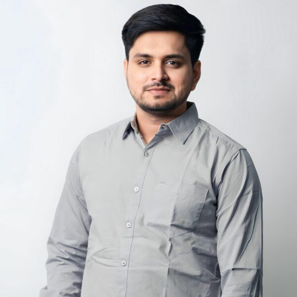 Men Full Sleeve Plain Grey Shirt