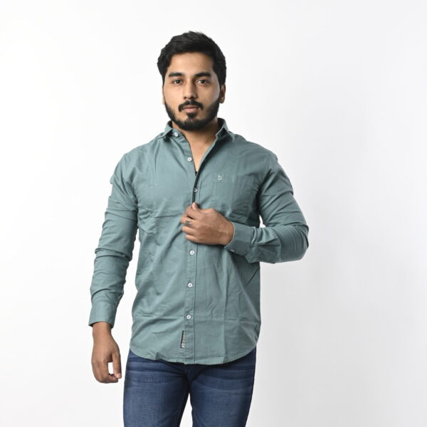 Men Light Blue Shirt