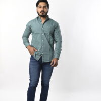 Men Light Blue Shirt - Image 2
