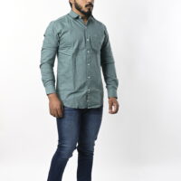 Men Light Blue Shirt - Image 4