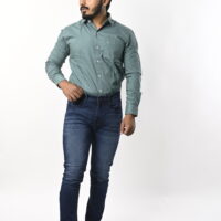 Men Light Blue Shirt - Image 7