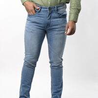 Men Light Blue Jeans - Image 4