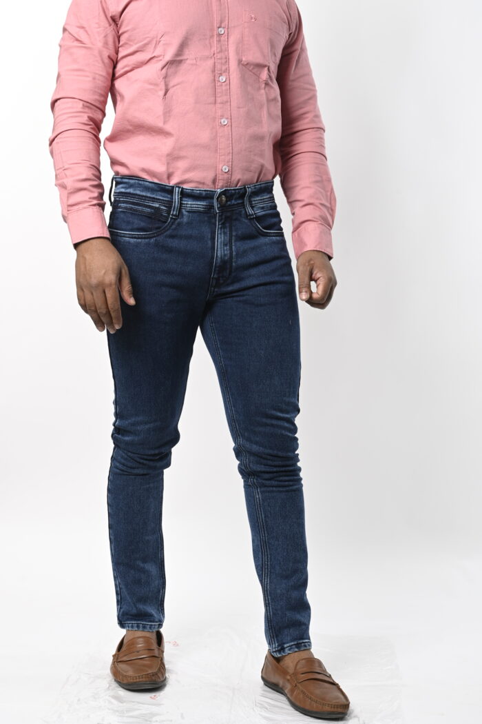 Men Dark Blue Jeans