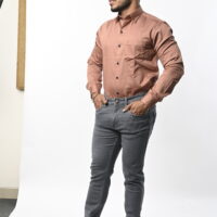 Men Light Gray Jeans - Image 4