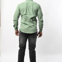 Men Full Sleeve Green Shirt - Image 3
