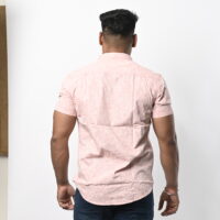 Short Sleeve Pink Printed Shirt - Image 2