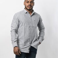 Full Sleeve Gray Lining Shirt - Image 4