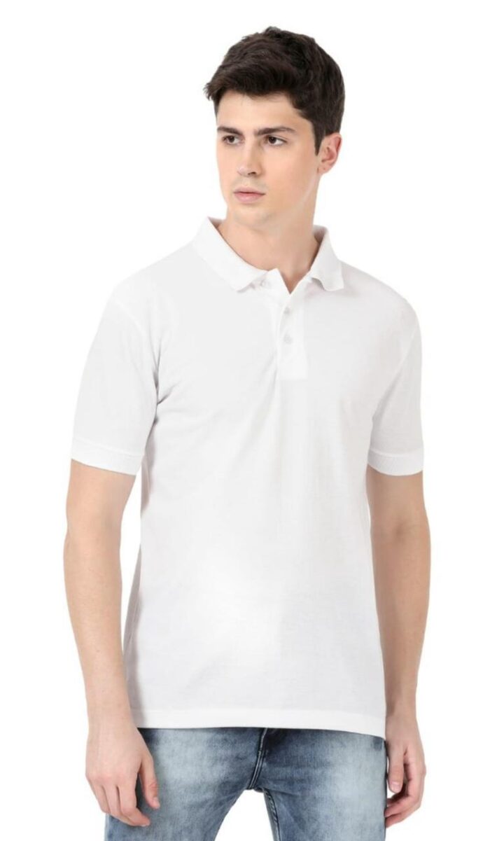 White Polo T-Shirt