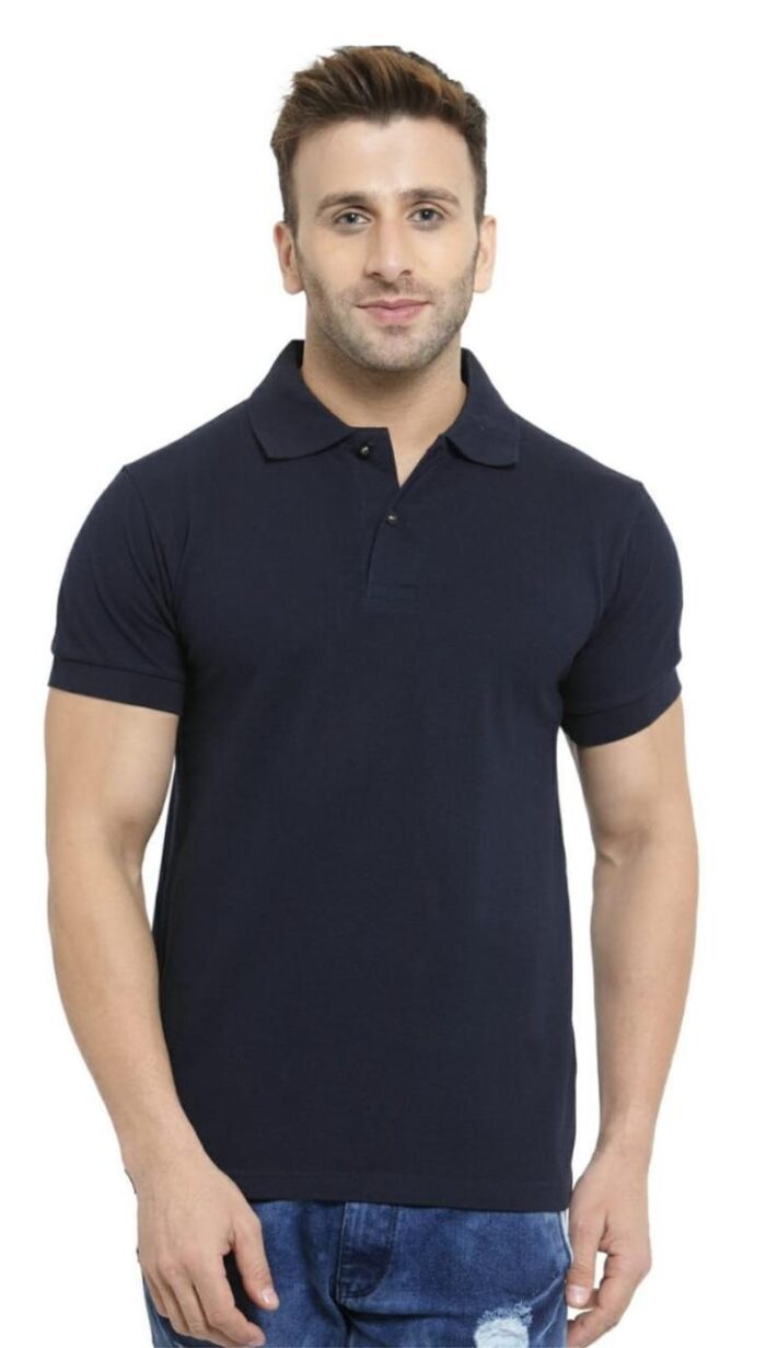 Navy Blue Polo T-Shirt